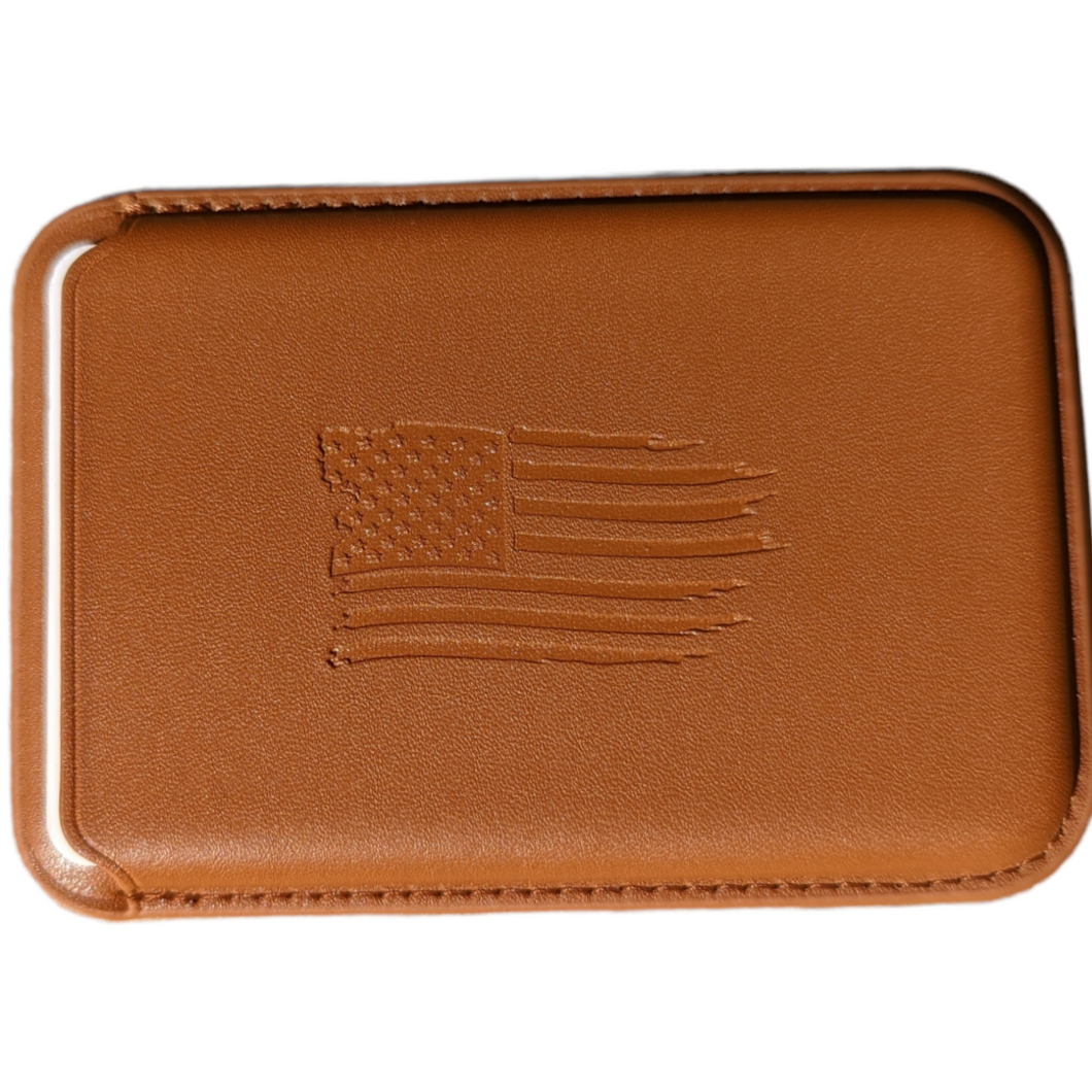 Patriot line Magnetic Cell phone minimalist wallet