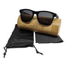 Load image into Gallery viewer, Patriot Line Polarized UV400 Sunglasses with Wooden frames and Anti Scratch
